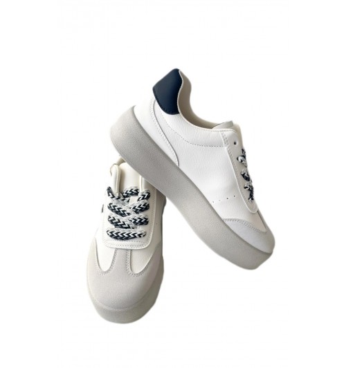 Zapatillas blancas maxisuela Zapatillas blancas maxisuela