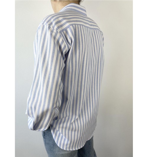 Camisa listas cotton AZUL...