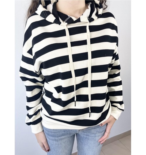 Sudadera listas capucha... 2