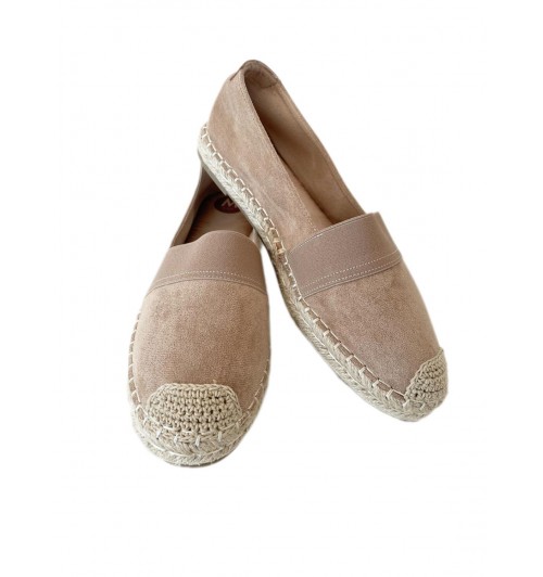 Alpargata tipo serraje...