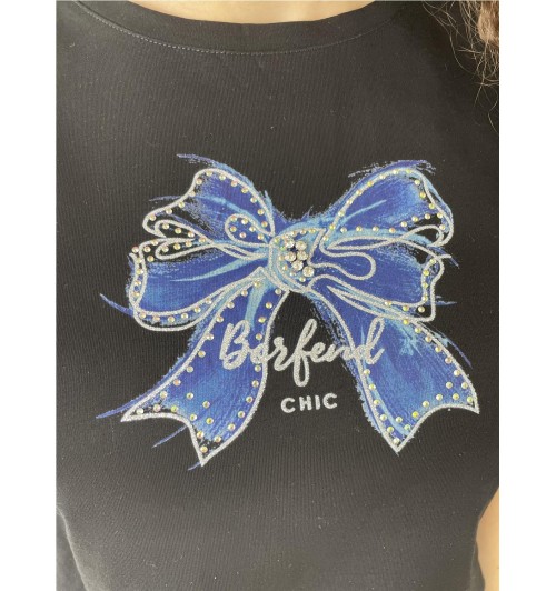 Camiseta lazo Borfend NEGRO...