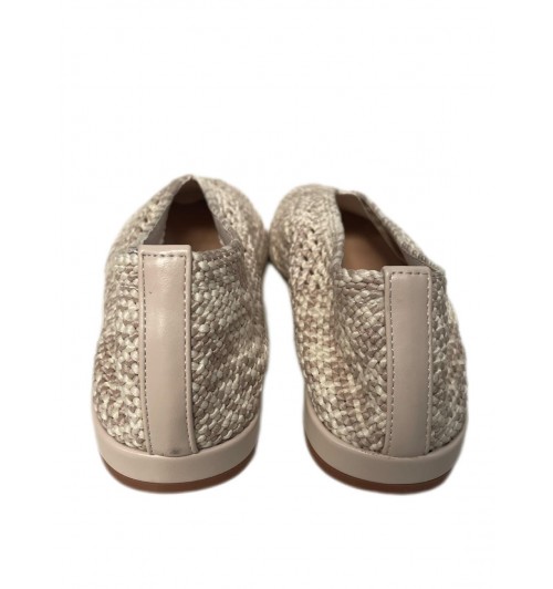 Slippers rafia bicolor BEIGE...