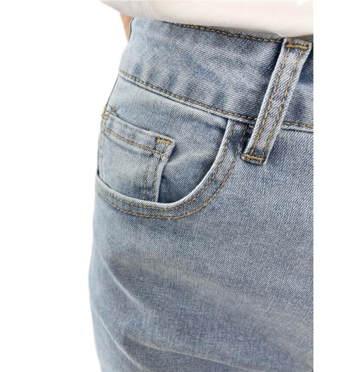 Jeans elástico Ballon AZUL...