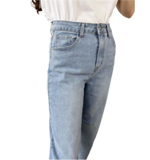 Jeans elástico Ballon AZUL...