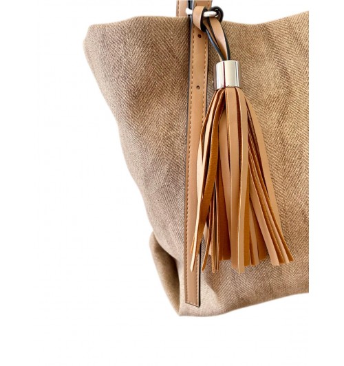 Bolso shopper tejido retro... 2