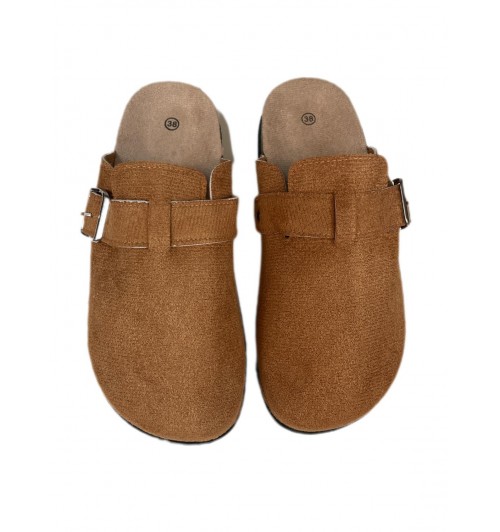 Zueco serraje hebilla