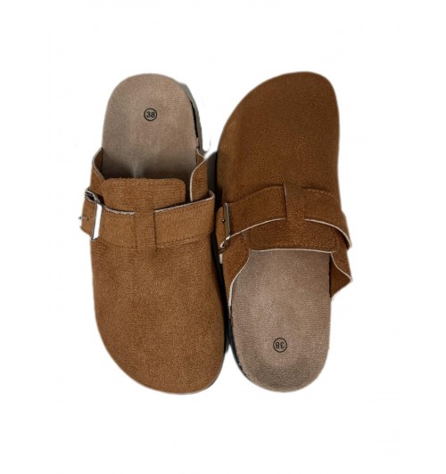 Zueco serraje hebilla