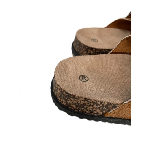 Zueco serraje hebilla