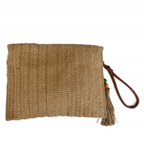 Cartera mano rafia Cartera mano rafia