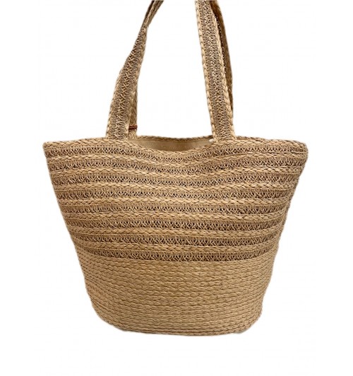 Cesto rafia con colgante Cesto rafia con colgante