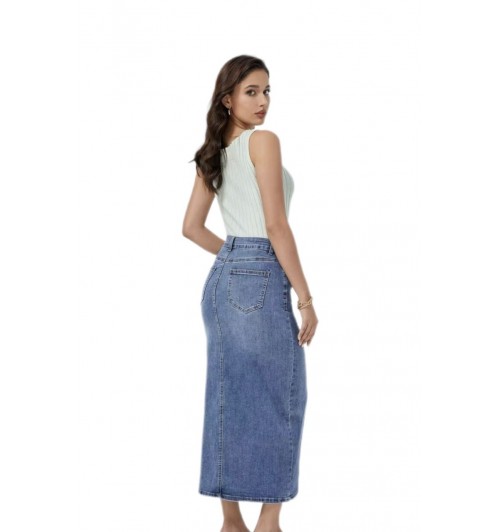 Fañda jeans elastica abertura big size