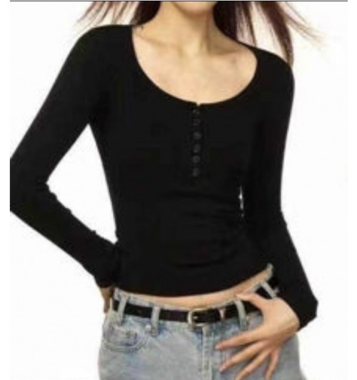 Camiseta canalé ML Camiseta canalé ML