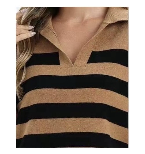 Suéter camisero franjas 2