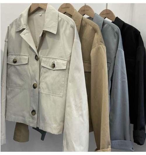 Chaqueta crop sahariana 2