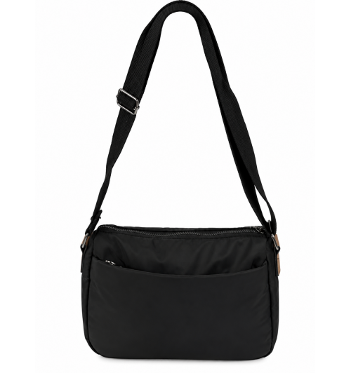 BANDOLERA NYLON RIBETE GR NEGRO