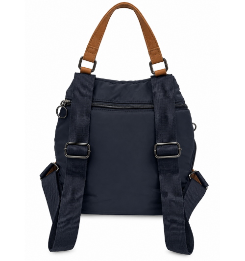MOCHILA NYLON RIBETE AZUL... 2
