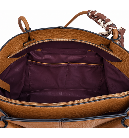 BOLSO SHOPPER EFECTO PIEL C/PAÑUE