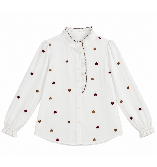 CAMISA BORDADA CUORE