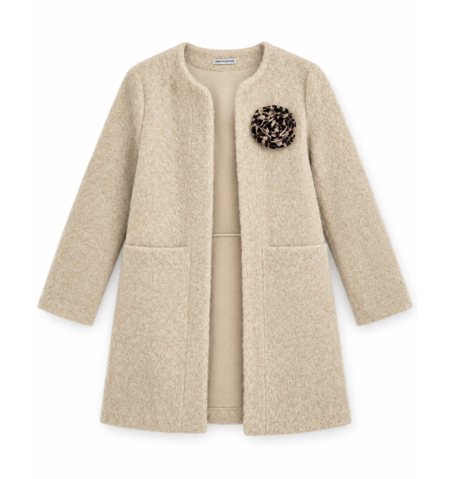 CHAQUETA CAFTÁN LANA BROCHE...