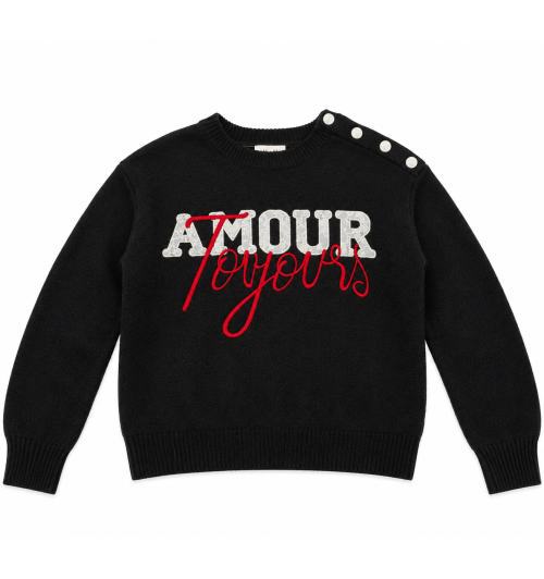 JERSEY BOT. HOMBROS AMOUR NEGRO