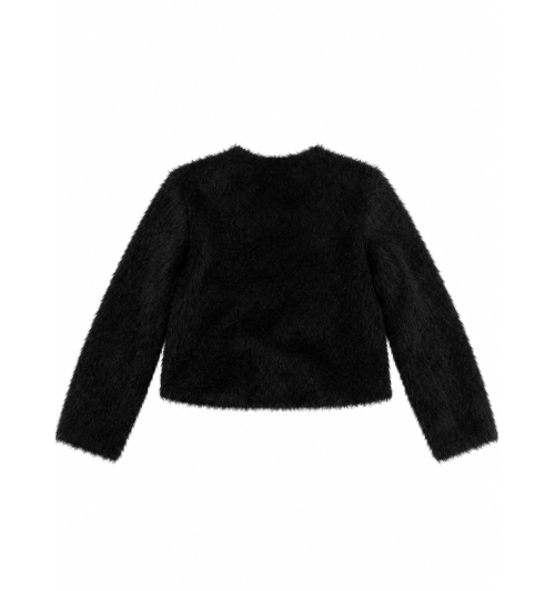 CHAQUETA CORTA PELO CEM NEGRO