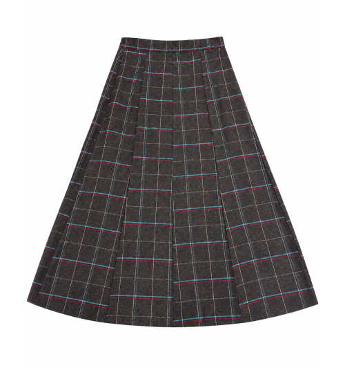 FALDA CHADROS AIN MARRON