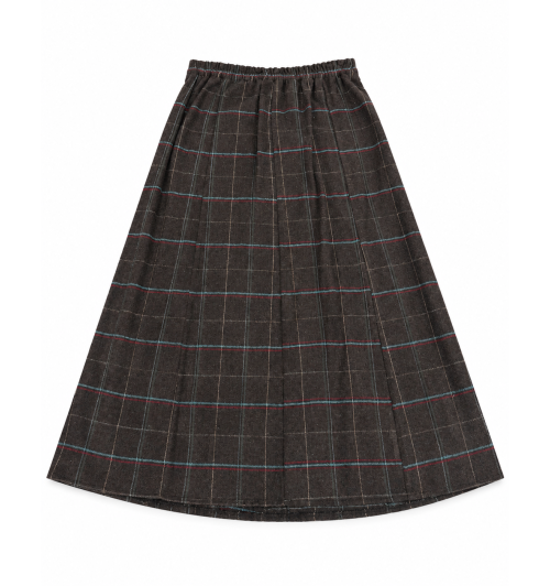 FALDA CHADROS AIN MARRON