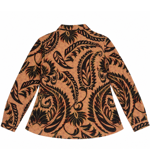 CAMISETA ESTAMP. PLIEGUE  PTO BEIGE