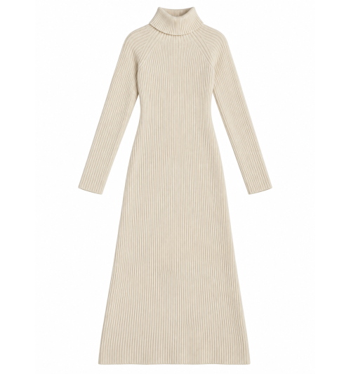VESTIDO CISNE CANALÉ CRUDO