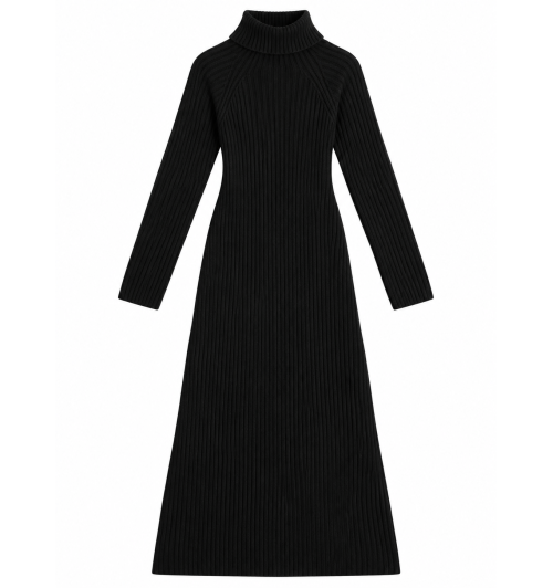 VESTIDO CISNE CANALÉ NEGRO