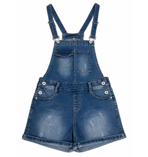 PETO ELÁST. JEANS AZUL