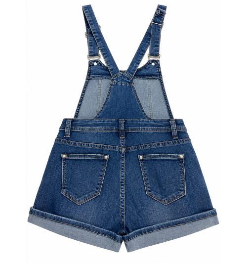PETO SHORT ELÁST. JEANS AZUL 2