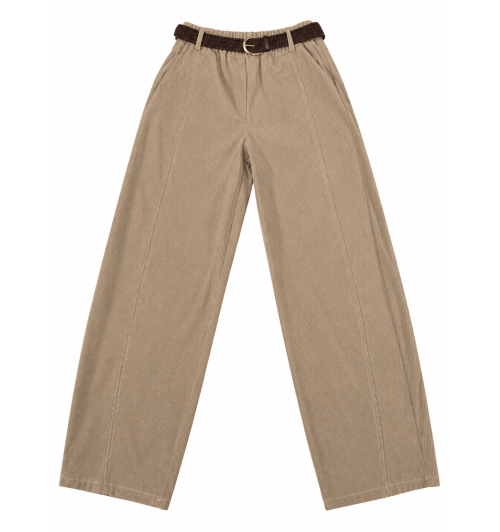 PANTALÓN PANA CORTE CC BEIGE