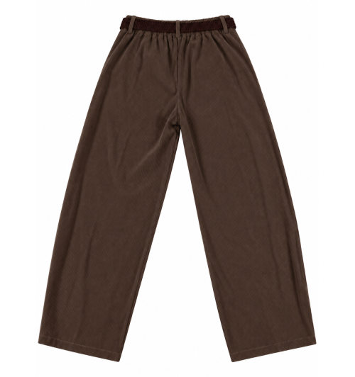 PANTALÓN PANA CORTE CC MARRON