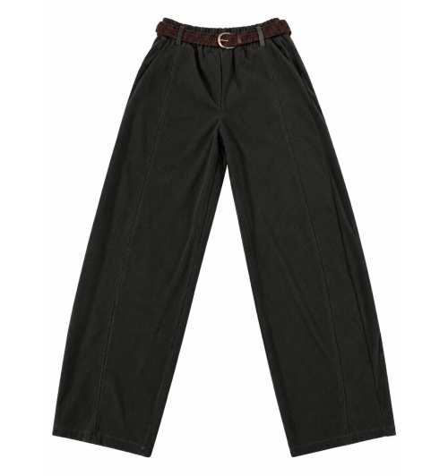 PANTALÓN PANA CORTE CC NEGRO